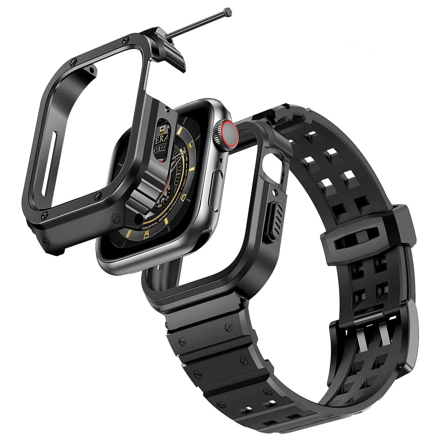 Sports Watch Band With Shockproof Case
