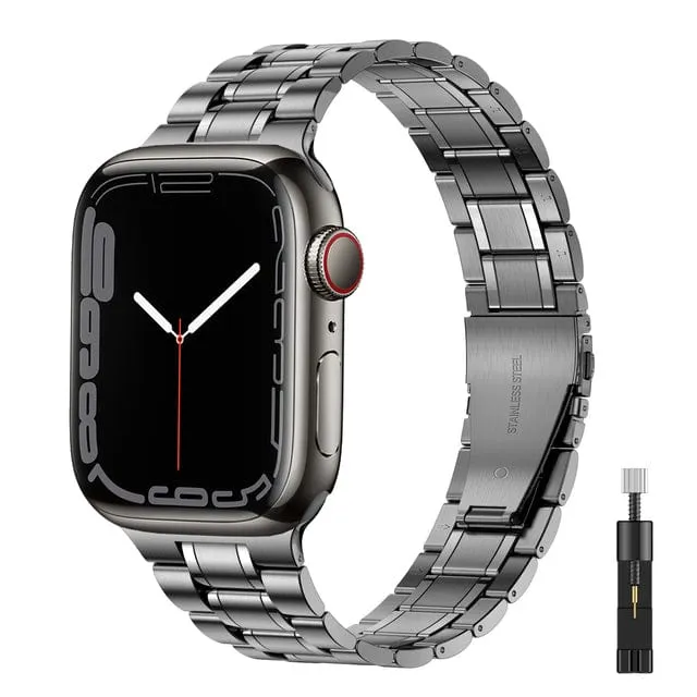 Stainless Steel Watch Band   FREE Band Adjuster Tool
