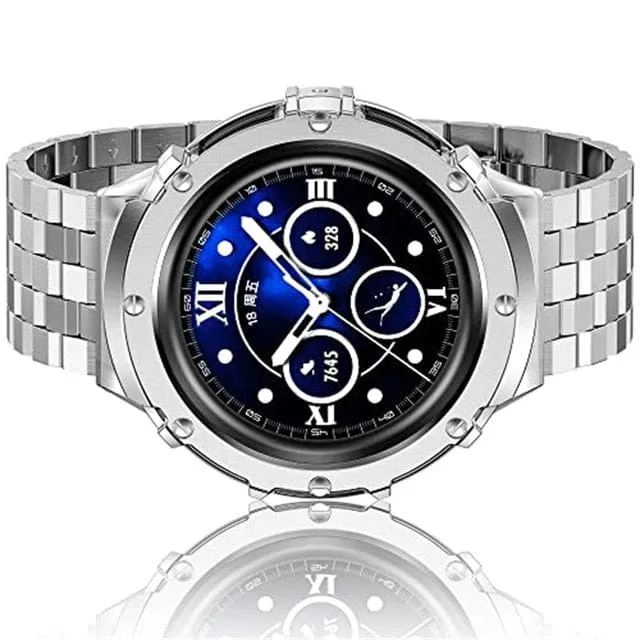 Stainless Steel Watch Band With Case For Samsung