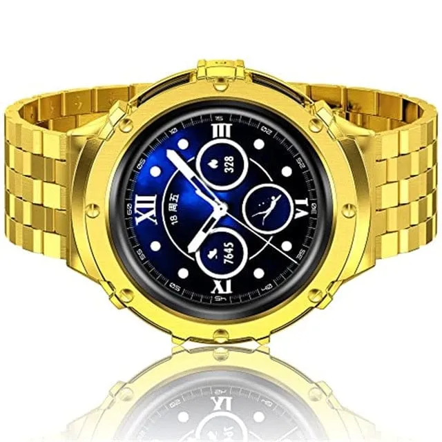 Stainless Steel Watch Band With Case For Samsung