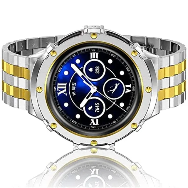 Stainless Steel Watch Band With Case For Samsung