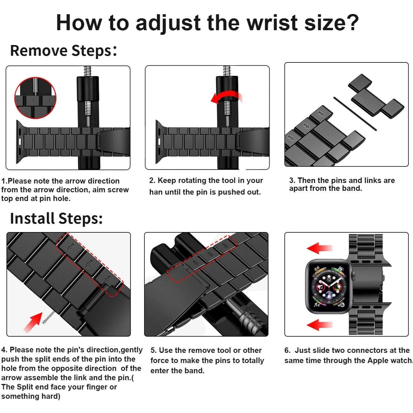 Stainless Steel Watch Band
