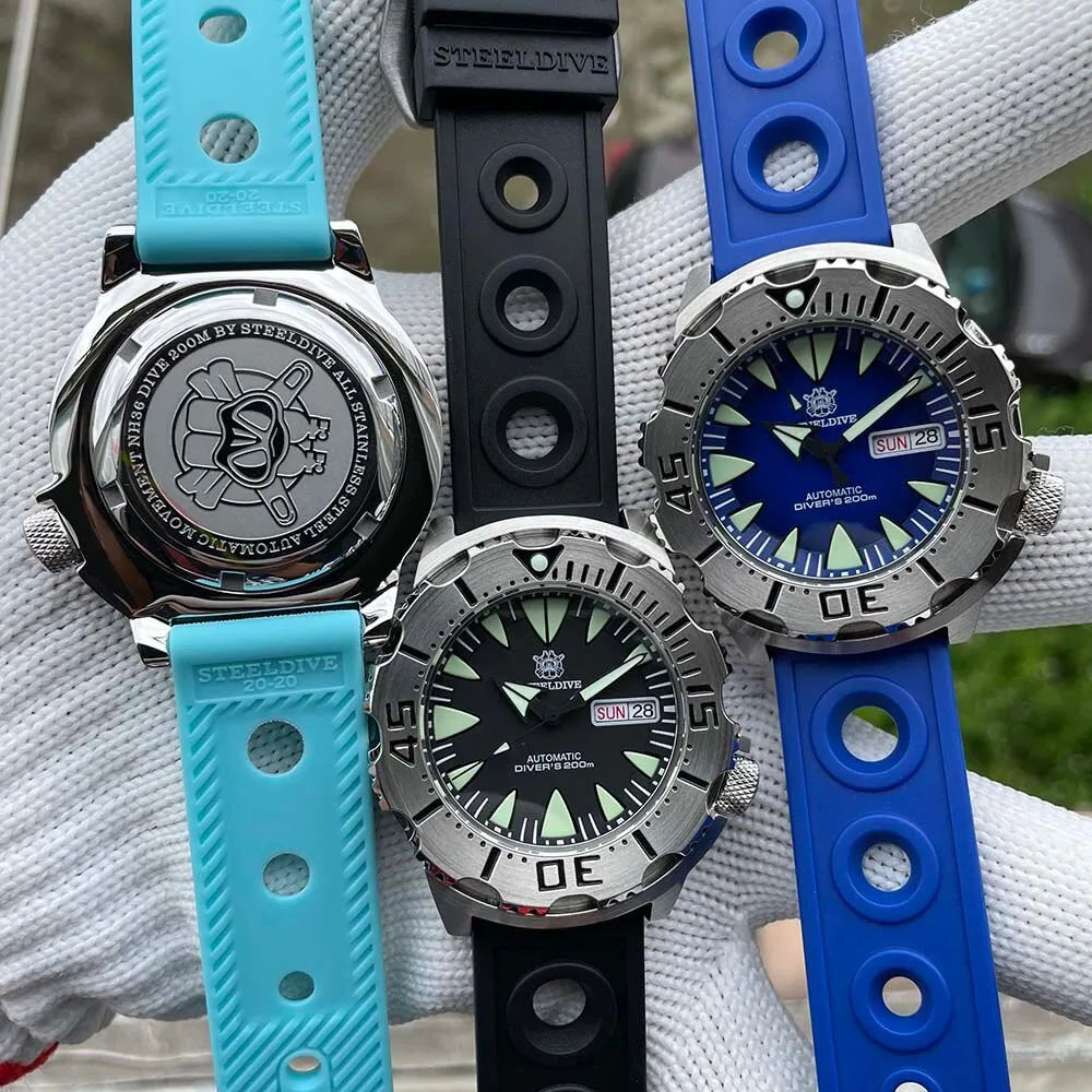 Steeldive SD1984 NH36 Monster Men Watch