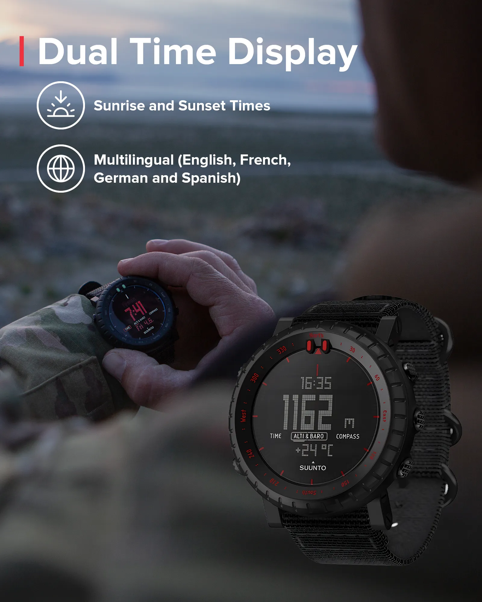 SUUNTO CORE
Black Red
