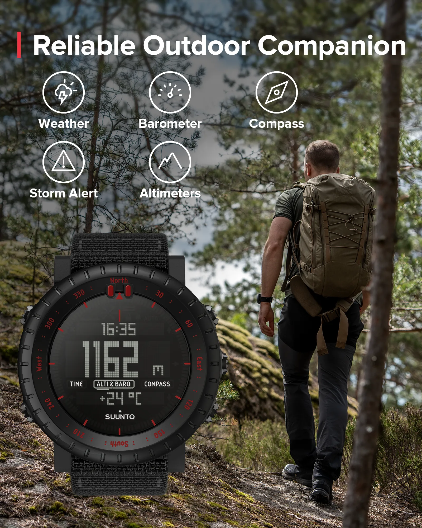 SUUNTO CORE
Black Red