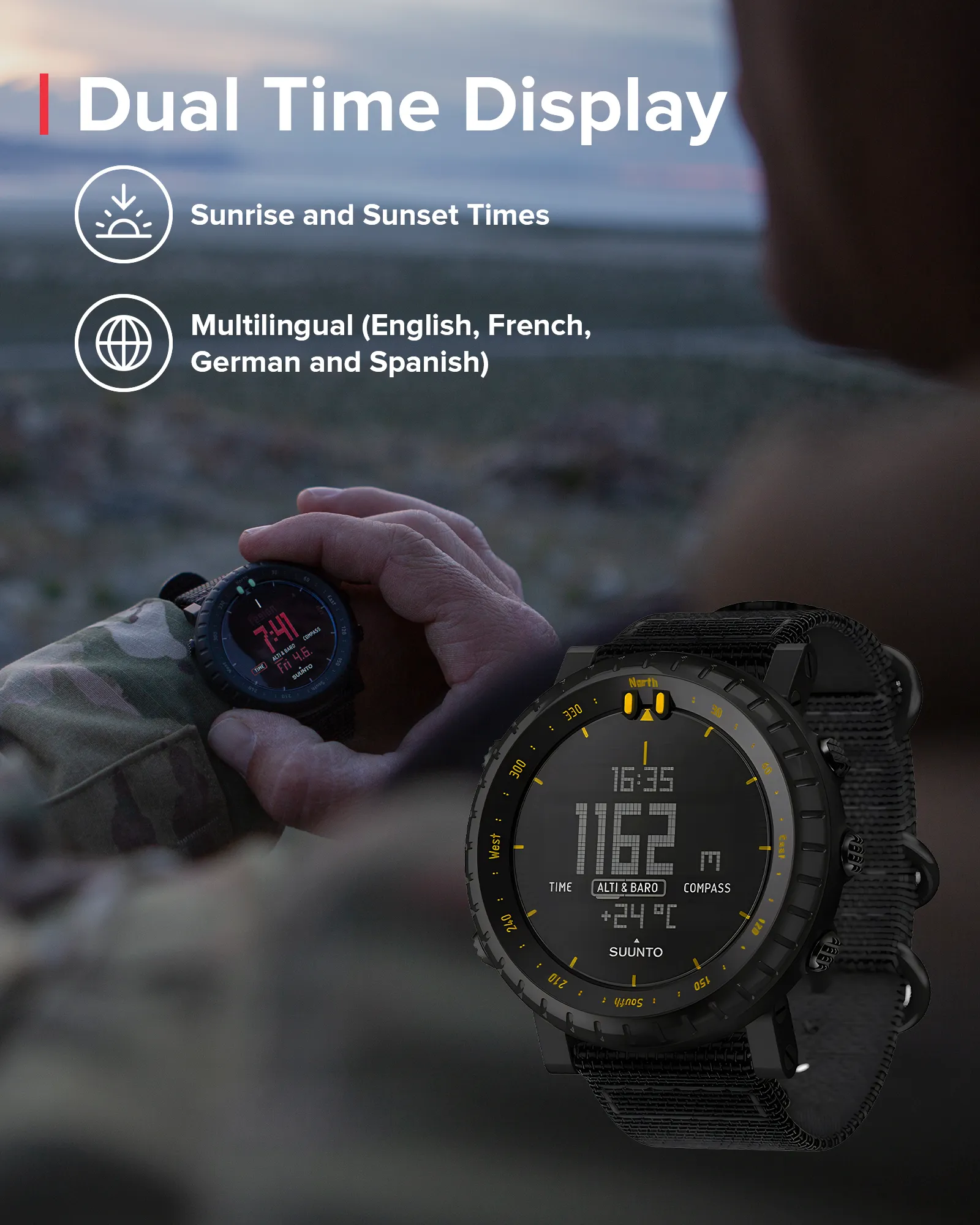SUUNTO CORE
Black Yellow TX