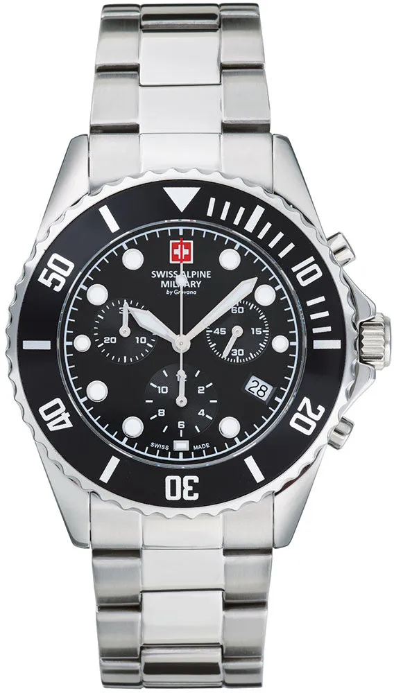 Swiss Alpine Military Master Diver Chrono Chronograph Watch