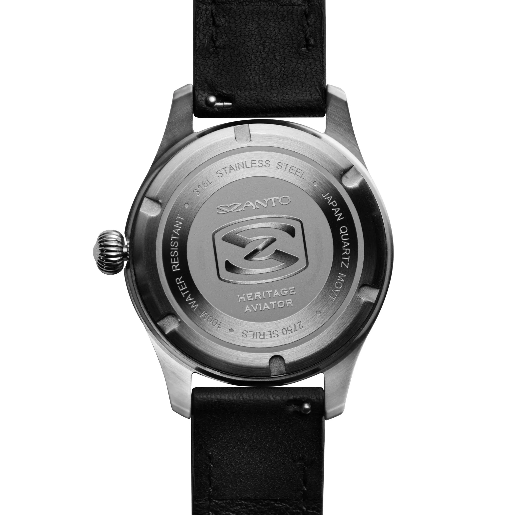 Szanto Heritage Aviator Steel Black