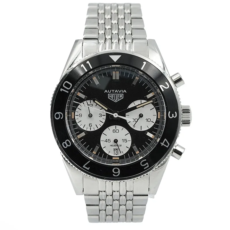 Tag Heuer Autavia CBE2110 Black Dial Chronograph 42mm B&P 2017