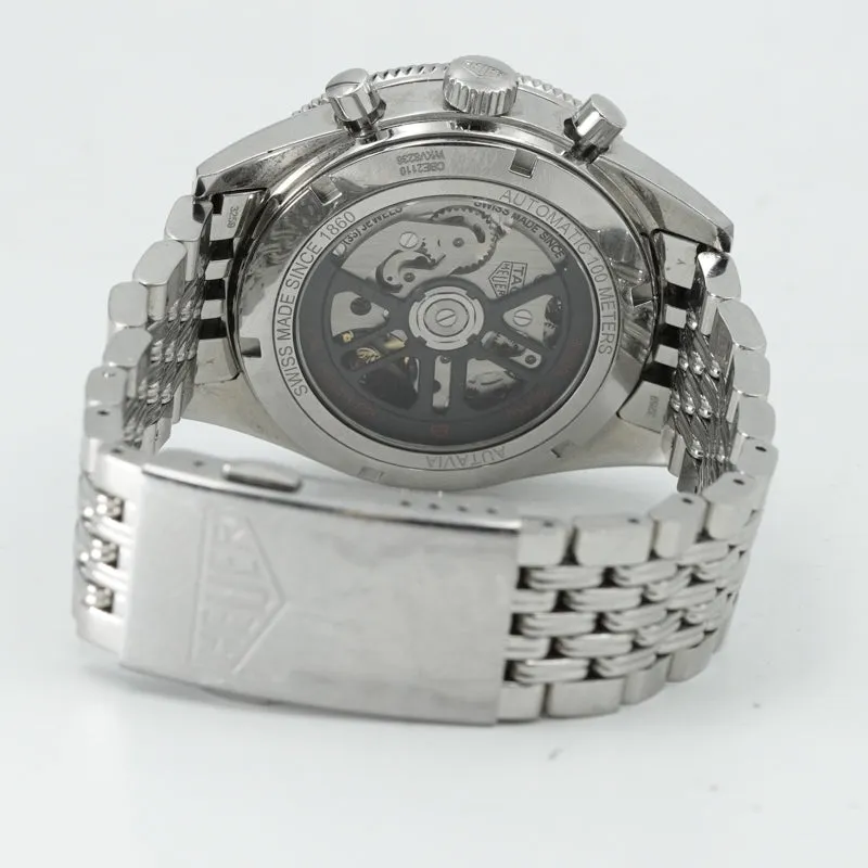 Tag Heuer Autavia CBE2110 Black Dial Chronograph 42mm B&P 2017