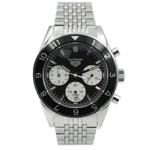 Tag Heuer Autavia CBE2110 Black Dial Chronograph 42mm B&P 2017
