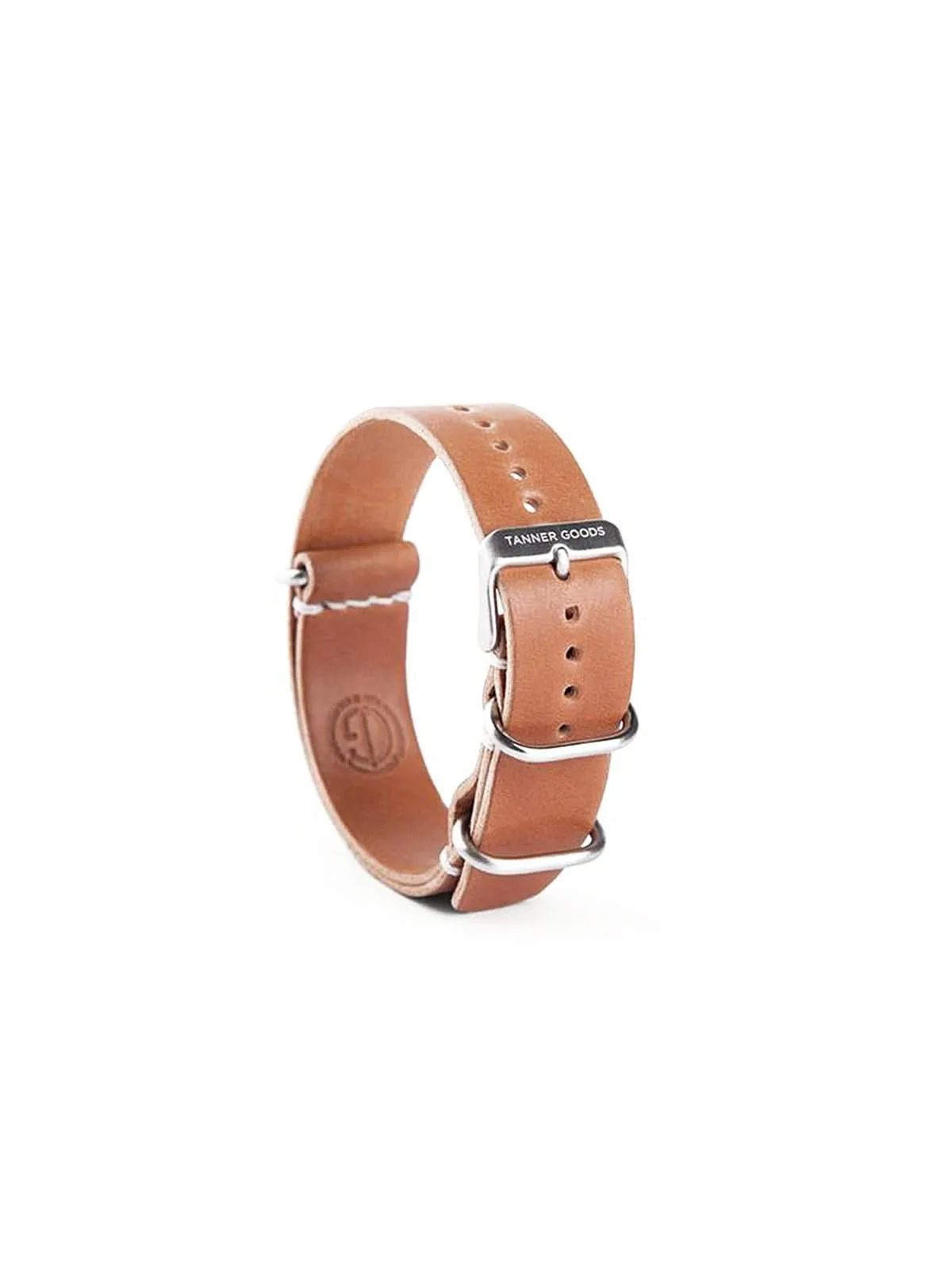 Tanner Goods Nato Watch Strap Natural Cordovan 20mm