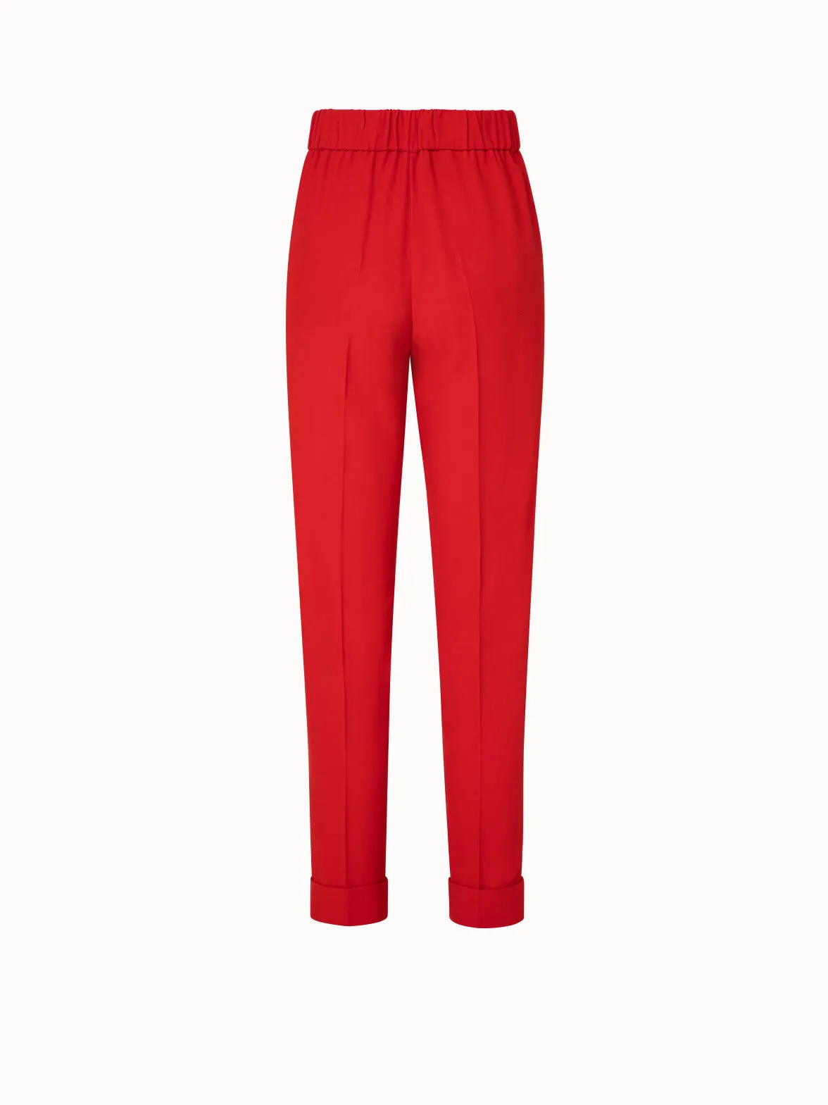 Tapered Crêpe Pants