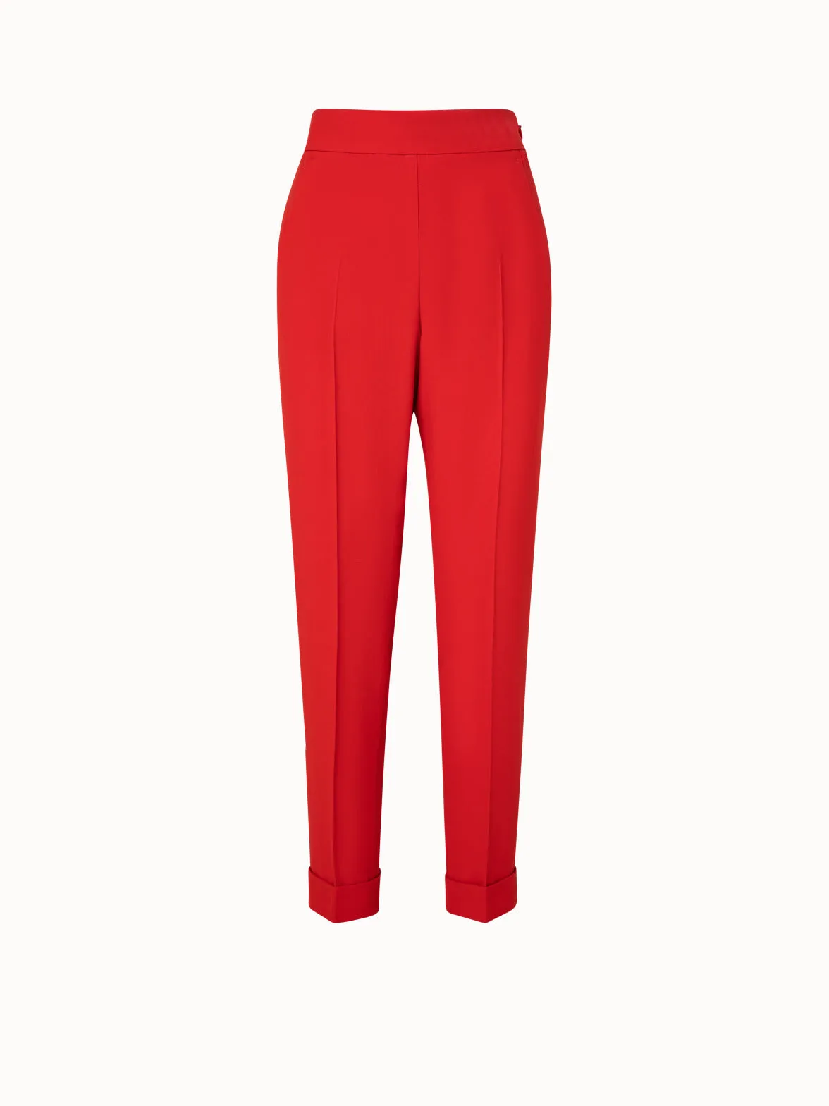 Tapered Crêpe Pants