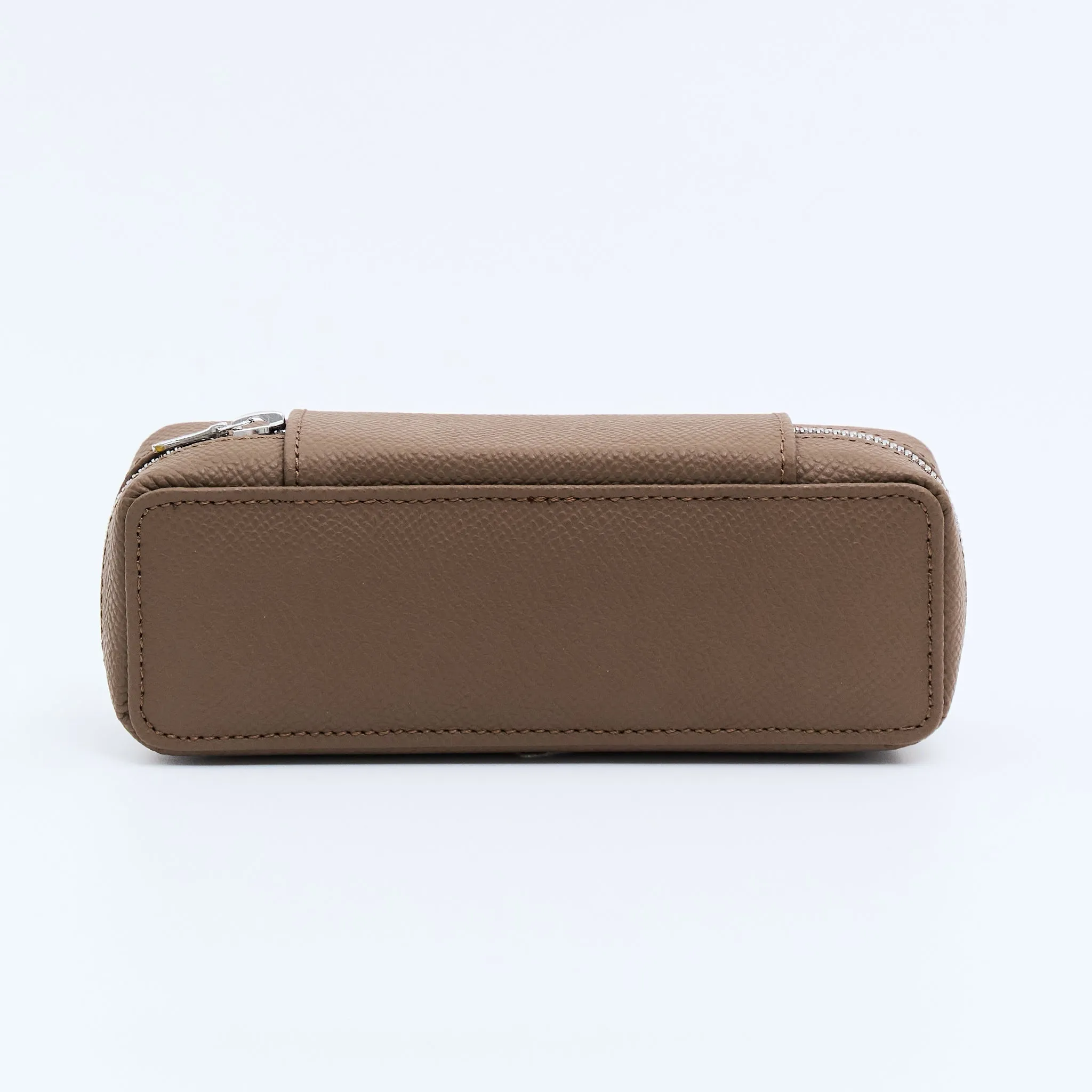TAUPE DUO POUCH FOR TWO WATCHES