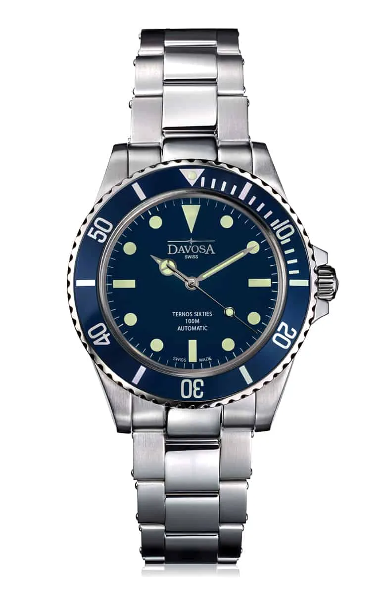 Ternos Sixties Automatic 100m Blue Diving Watch 16152540