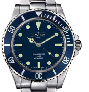 Ternos Sixties Automatic 100m Blue Diving Watch 16152540