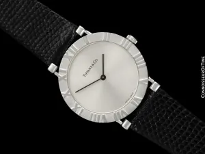 Tiffany & Co. Atlas Mens Midsize Unisex Watch - Sterling Silver