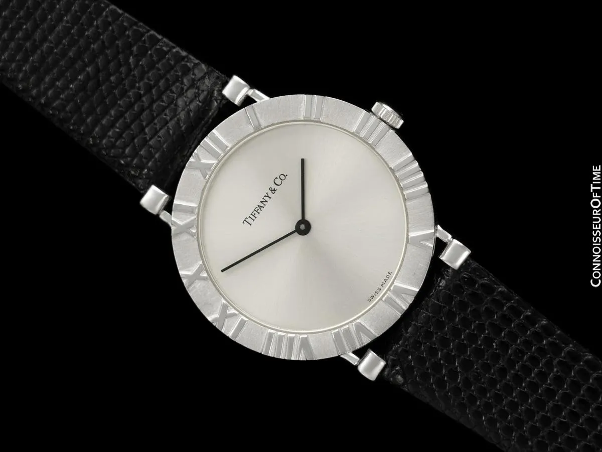 Tiffany & Co. Atlas Mens Midsize Unisex Watch - Sterling Silver