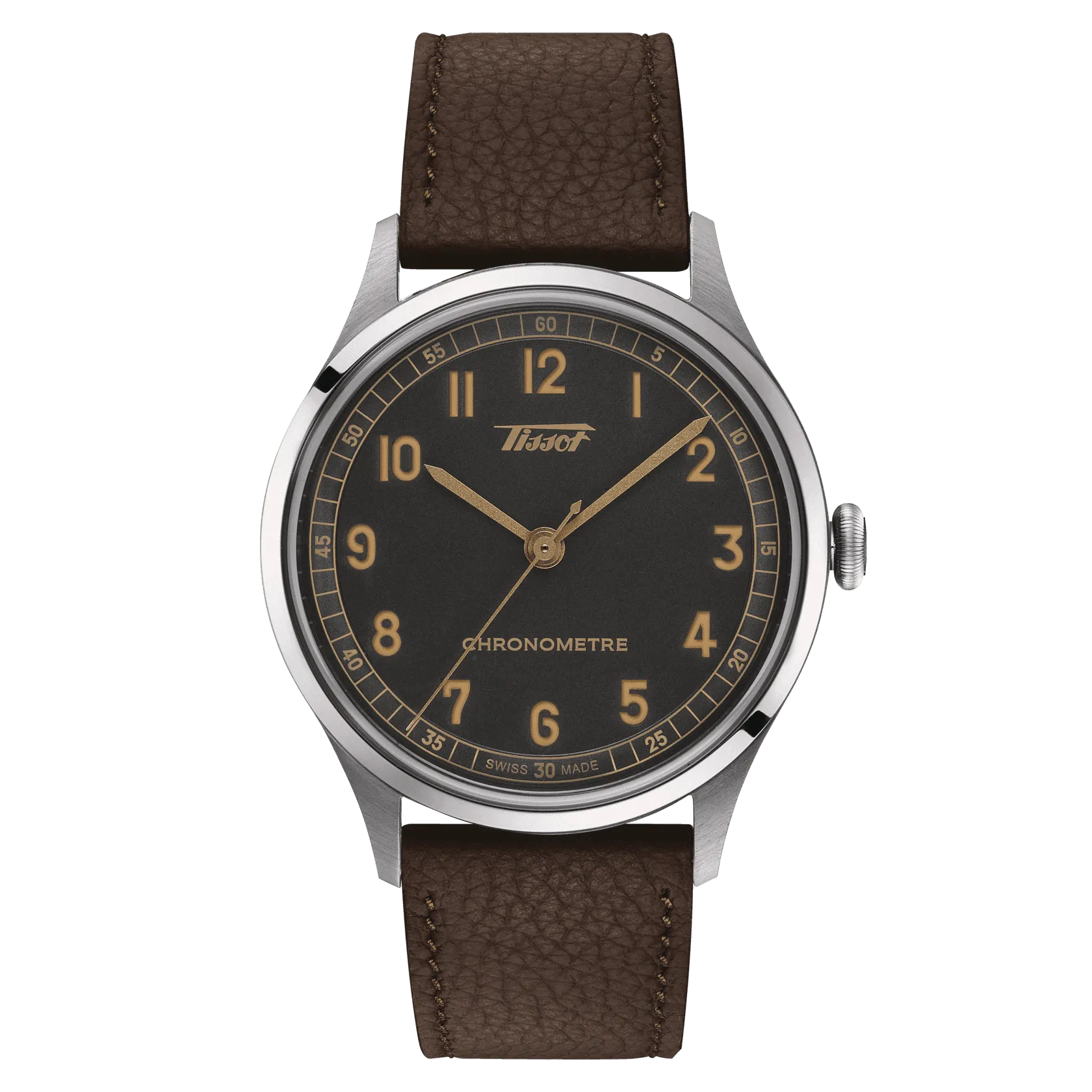 Tissot Heritage 1938 39mm Automatic COSC Anthracite Dial Men's Watch T1424641606200