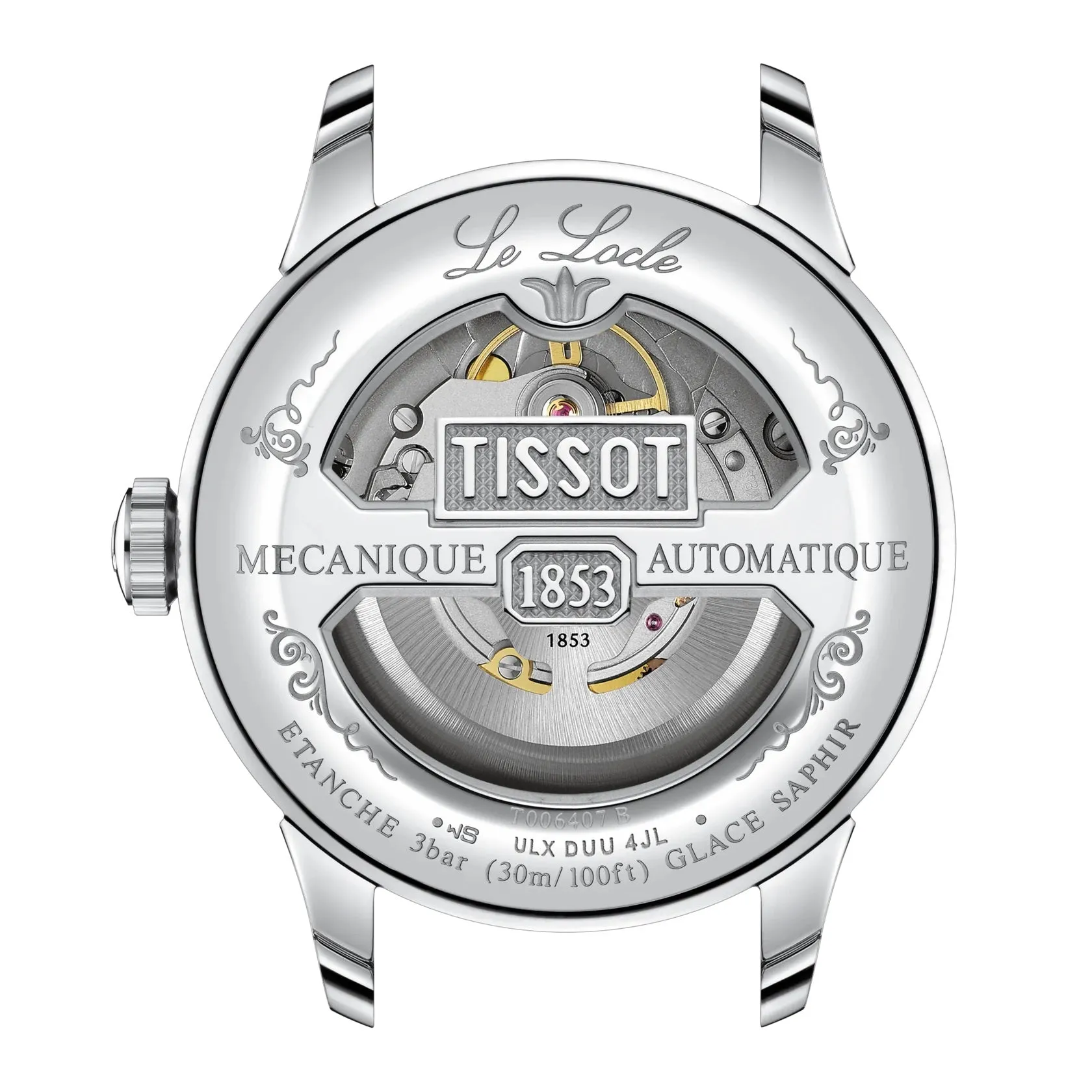 Tissot Le Locle Powermatic 80 Mens Stainless Steel Green Dial Watch