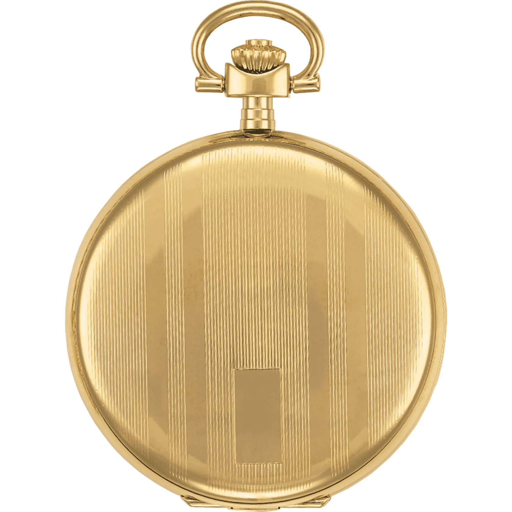 Tissot Savonette pocket clock 48.5mm white quartz brass Finishing pvd yellow gold t83.4.553.13