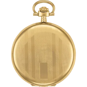 Tissot Savonette pocket clock 48.5mm white quartz brass Finishing pvd yellow gold t83.4.553.13