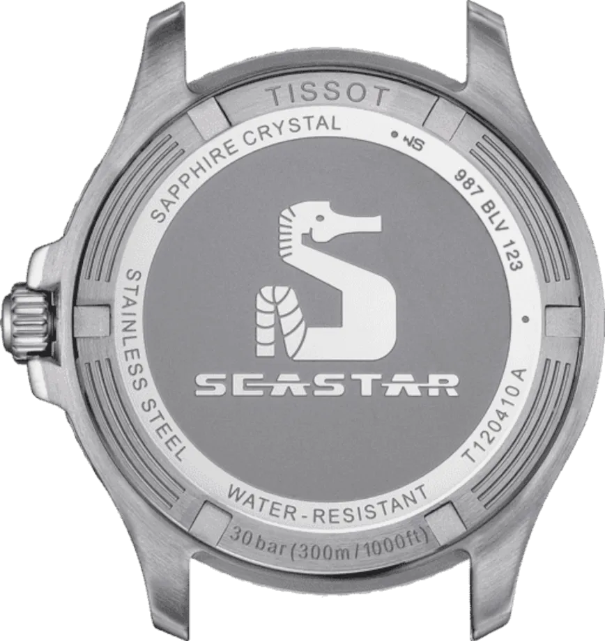 Tissot Seastar 1000 40mm black Quartz Quartz steel T120.410.11.051.00