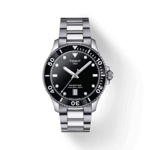 Tissot Seastar 1000 40mm black Quartz Quartz steel T120.410.11.051.00