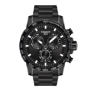 Tissot Supersport Chronograph Mens Black Tone Black Dial Watch