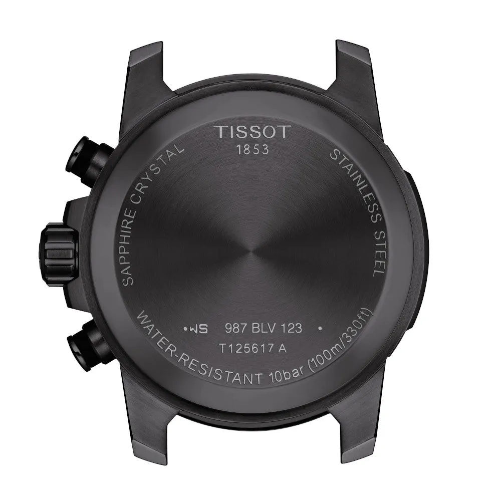 Tissot Supersport Chronograph Mens Black Tone Black Dial Watch
