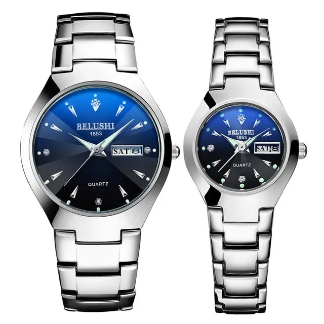 Top Quality Tungsten Steel Black Wrist Watch