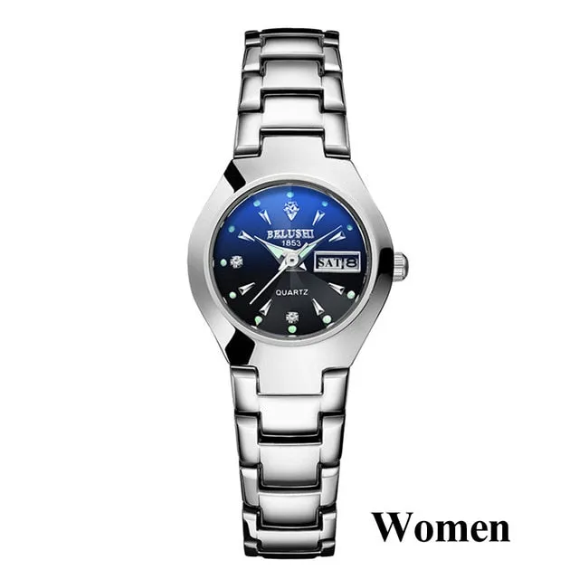 Top Quality Tungsten Steel Black Wrist Watch