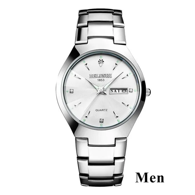 Top Quality Tungsten Steel Black Wrist Watch