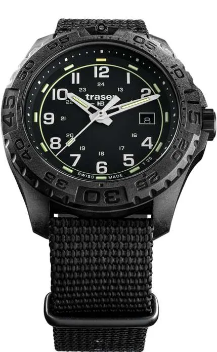 Traser P96 OdP Evolution Black, Nylon Strap, 108673