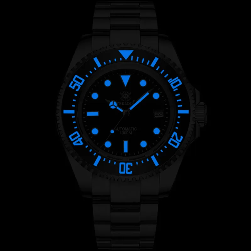 UK Warehouse - STEELDIVE SD1964 Sea-Dweller Sub Dive Watch