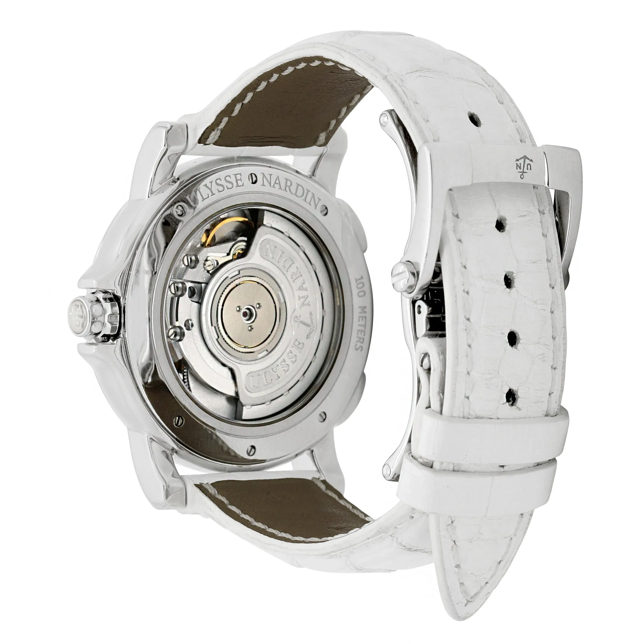 Ulysse Nardin GMT Big Date 243-22B/391 Mother of Pearl Dial Automatic Women's Watch