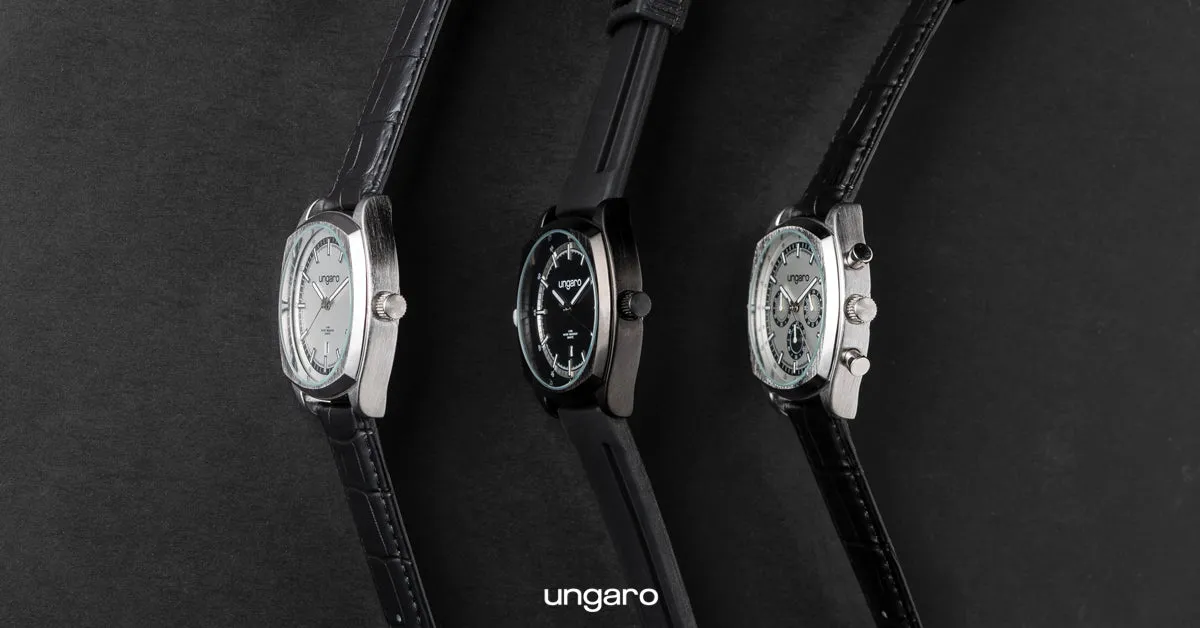Ungaro UMD029B-Date watch Taddeo Chrome