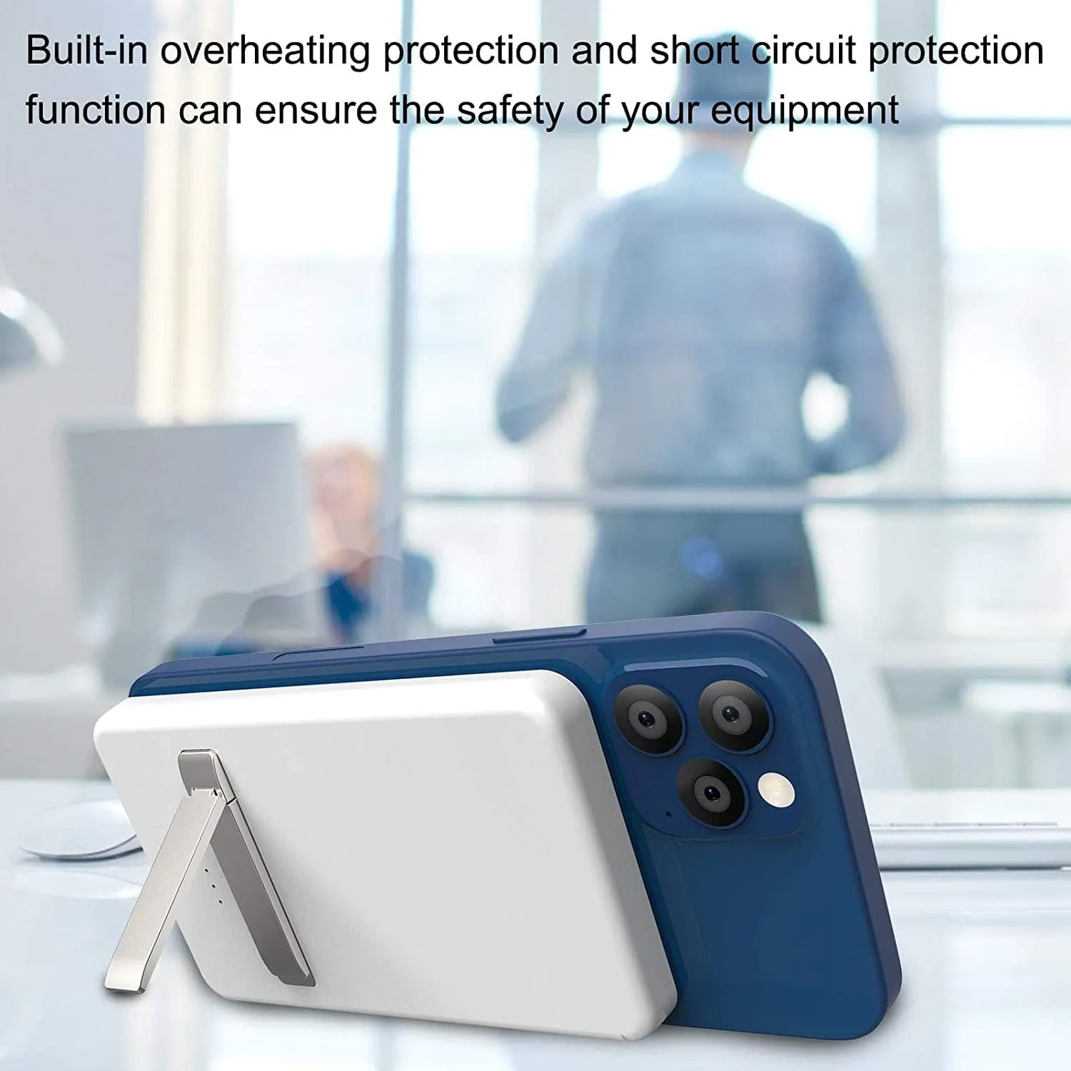 USB MAGNETIC WIRELESS POWER BANK 5000mAh
