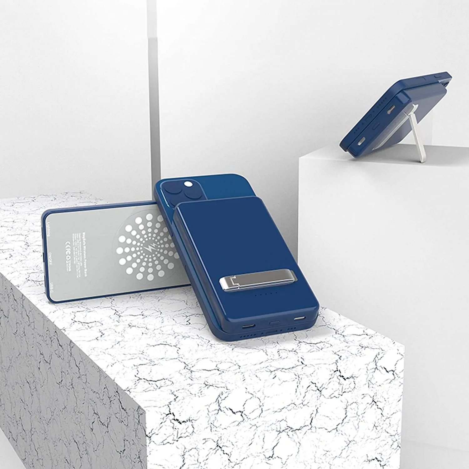 USB MAGNETIC WIRELESS POWER BANK 5000mAh