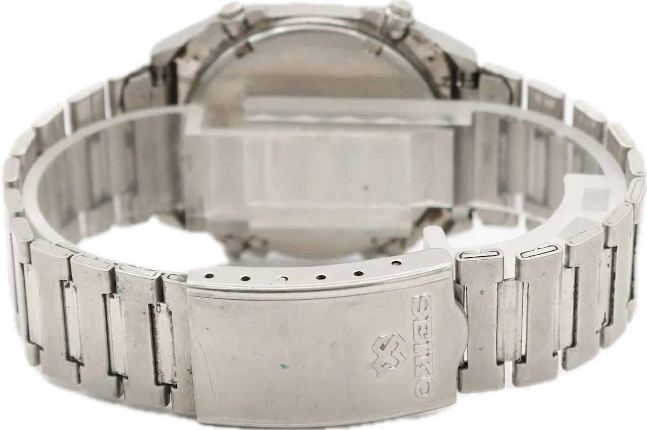 Vintage 33mm 1981 Seiko A639-5020 Men's Quartz LCD Wristwatch A639 Japan Steel