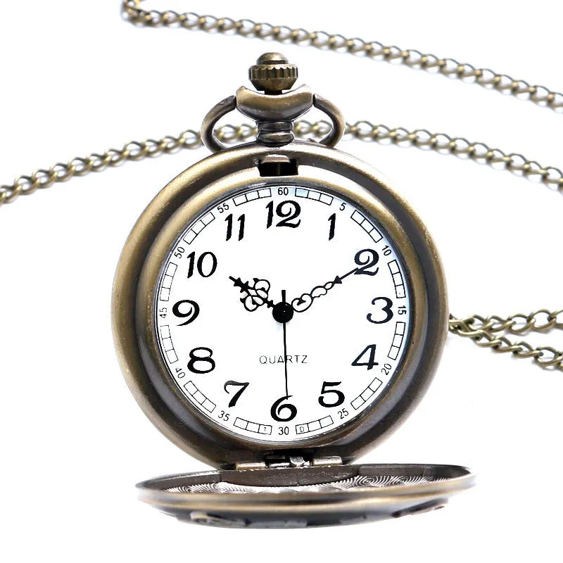 Vintage Bronze Coast Guard Pocket Watch
