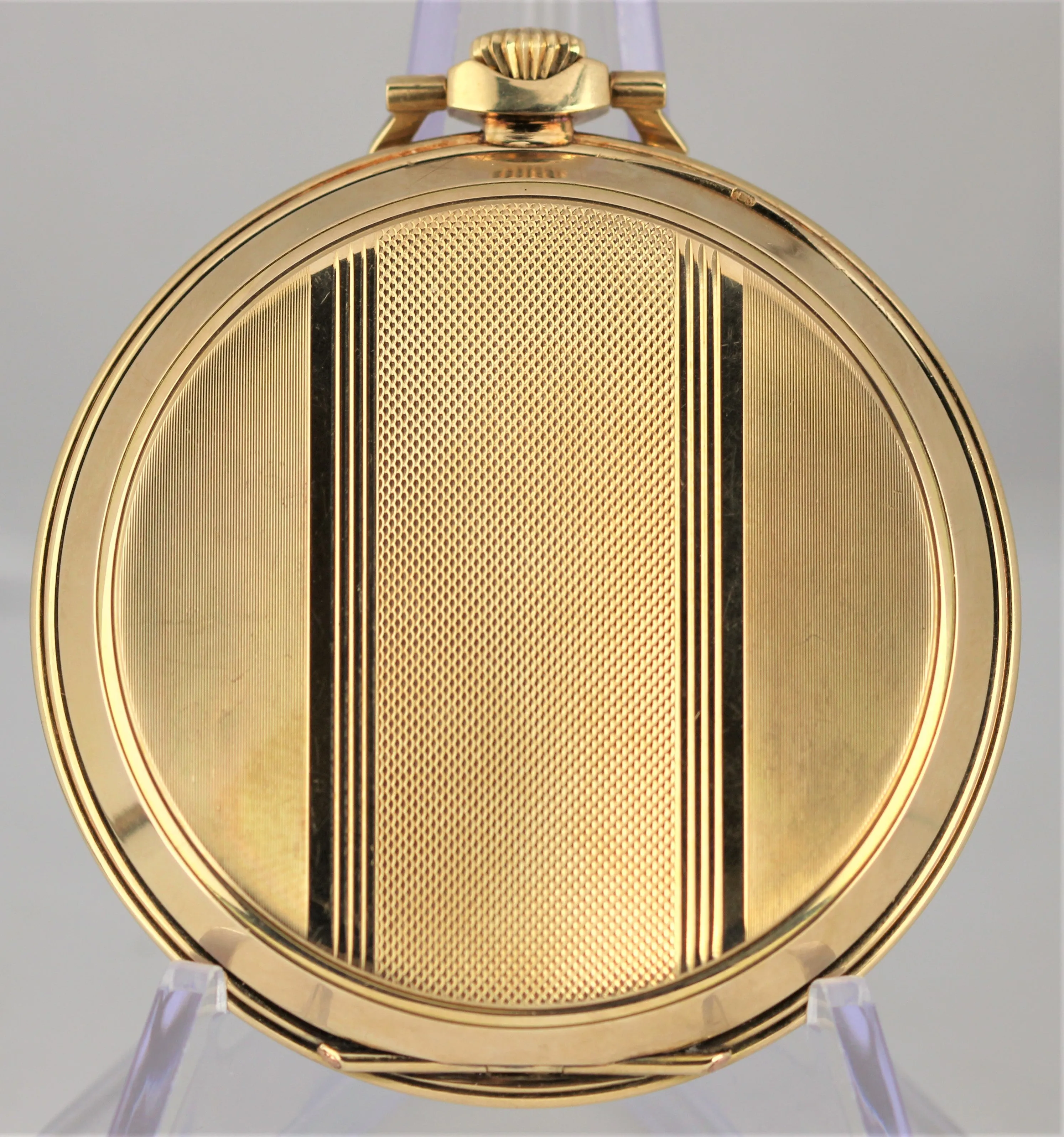 VINTAGE IWC Schaffhausen 82.1gr 14k Yellow Gold 51.5mmX62mm 101321 Pocket Watch