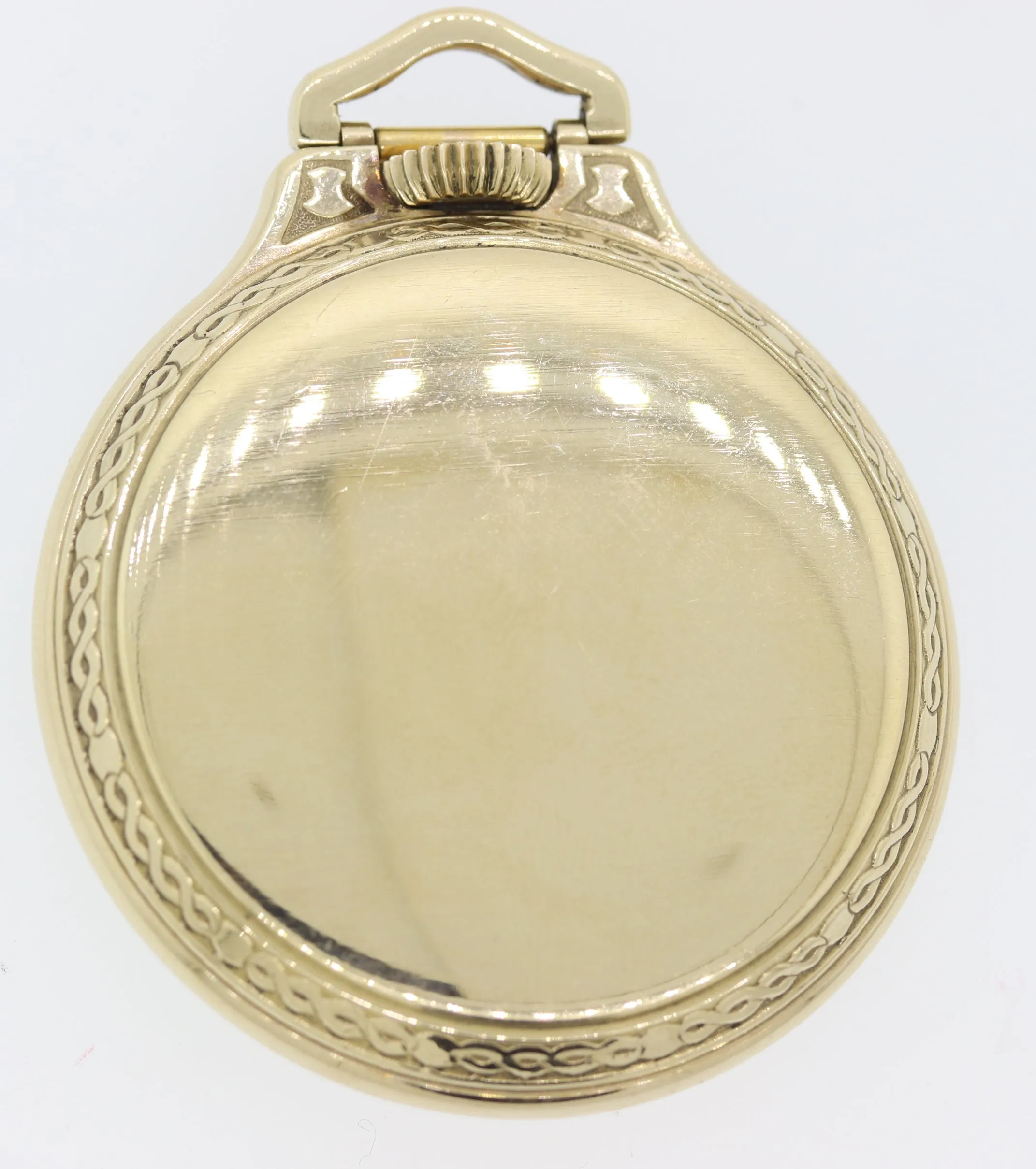 VTG Hamilton Railway Special 992 B Blindman Monty Dial 10k Filled Pocket Watch