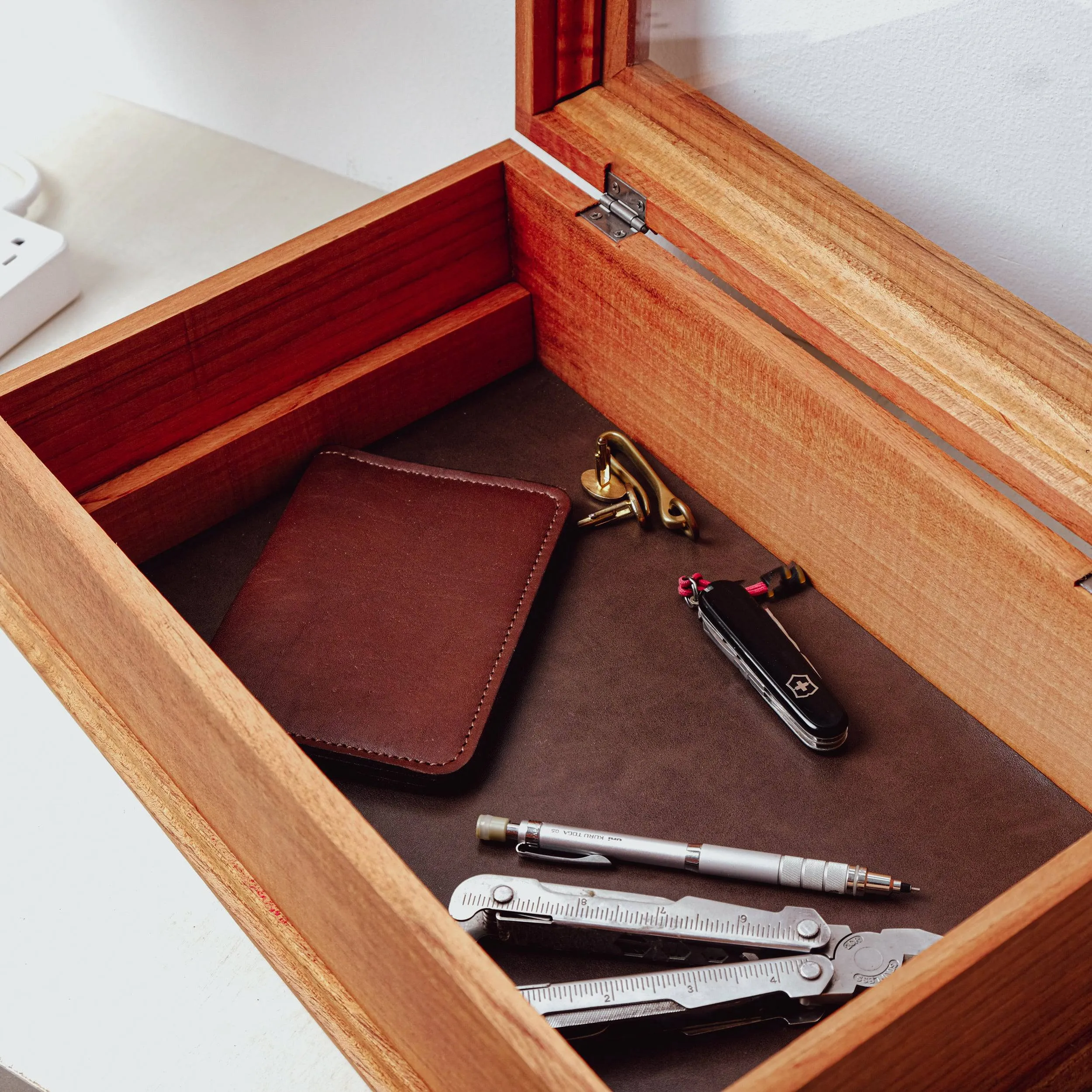 Watch Box N.10 wtih Secret Compartment Cedar Wood.