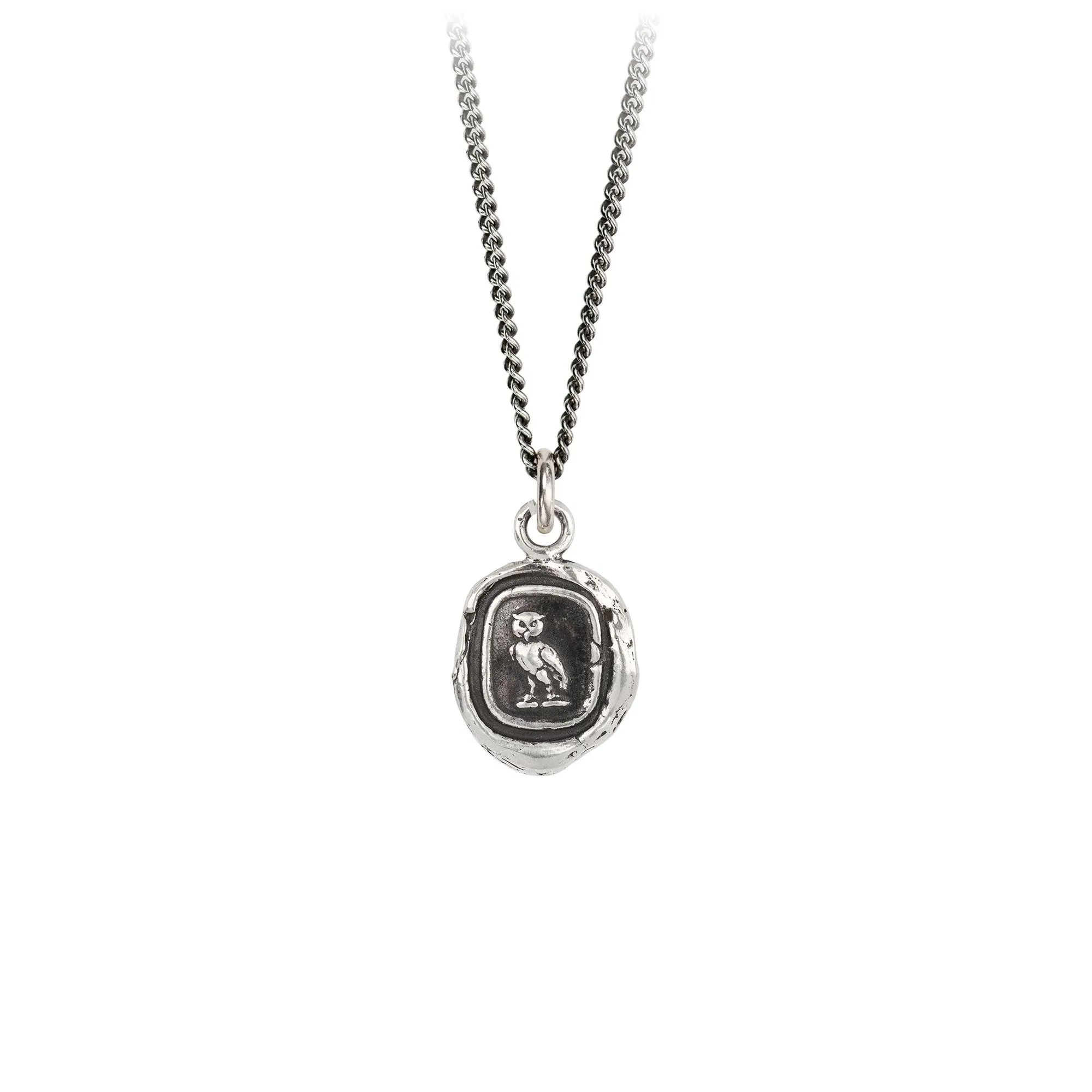 Watch Over Me Necklace Silver