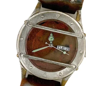 Watch with Date, Copper Color Dial, Waterproof