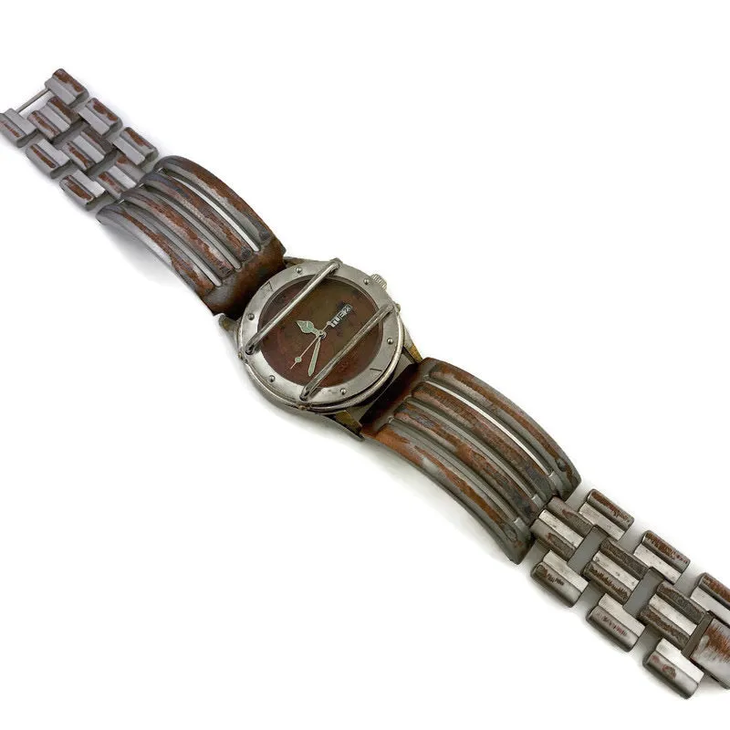 Watch with Date, Copper Color Dial, Waterproof