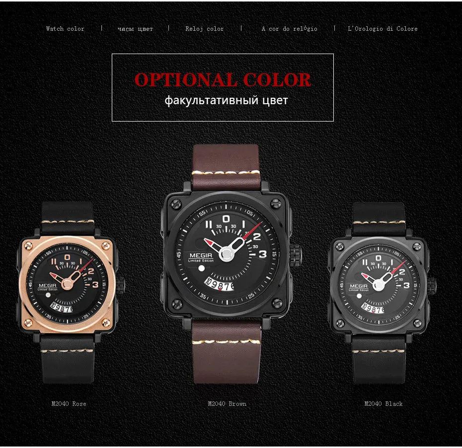 Waterproof  Calendar Watch