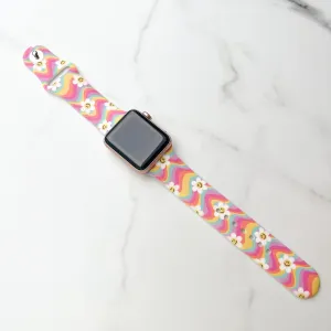 Wavy Daisy Watch Band